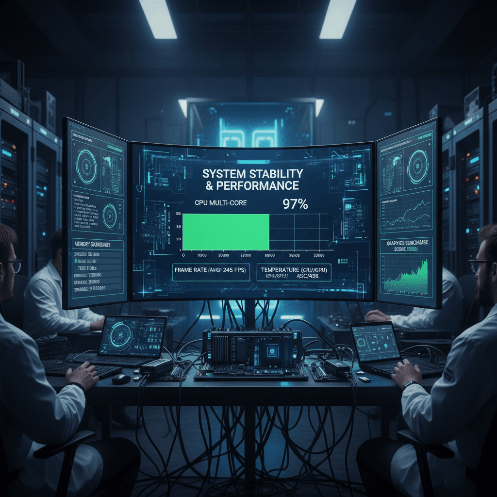 GPU benchmark testing results